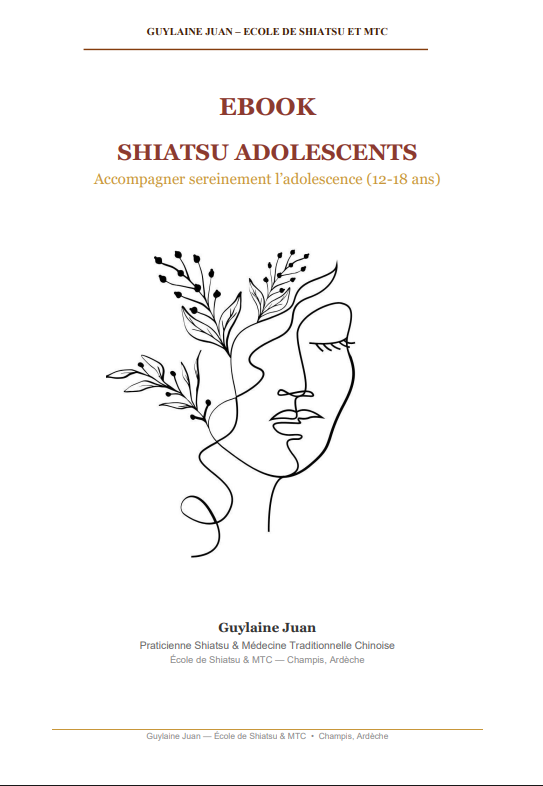 Ebook Shiatsu pour adolescents, stress scolaire, sommeil et équilibre émotionnel