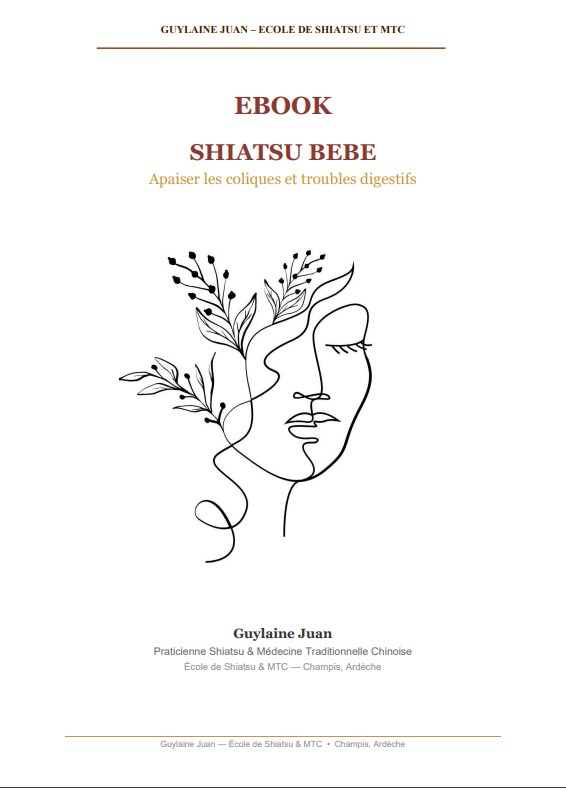Ebook Shiatsu pour bébé, coliques, digestion et apaisement