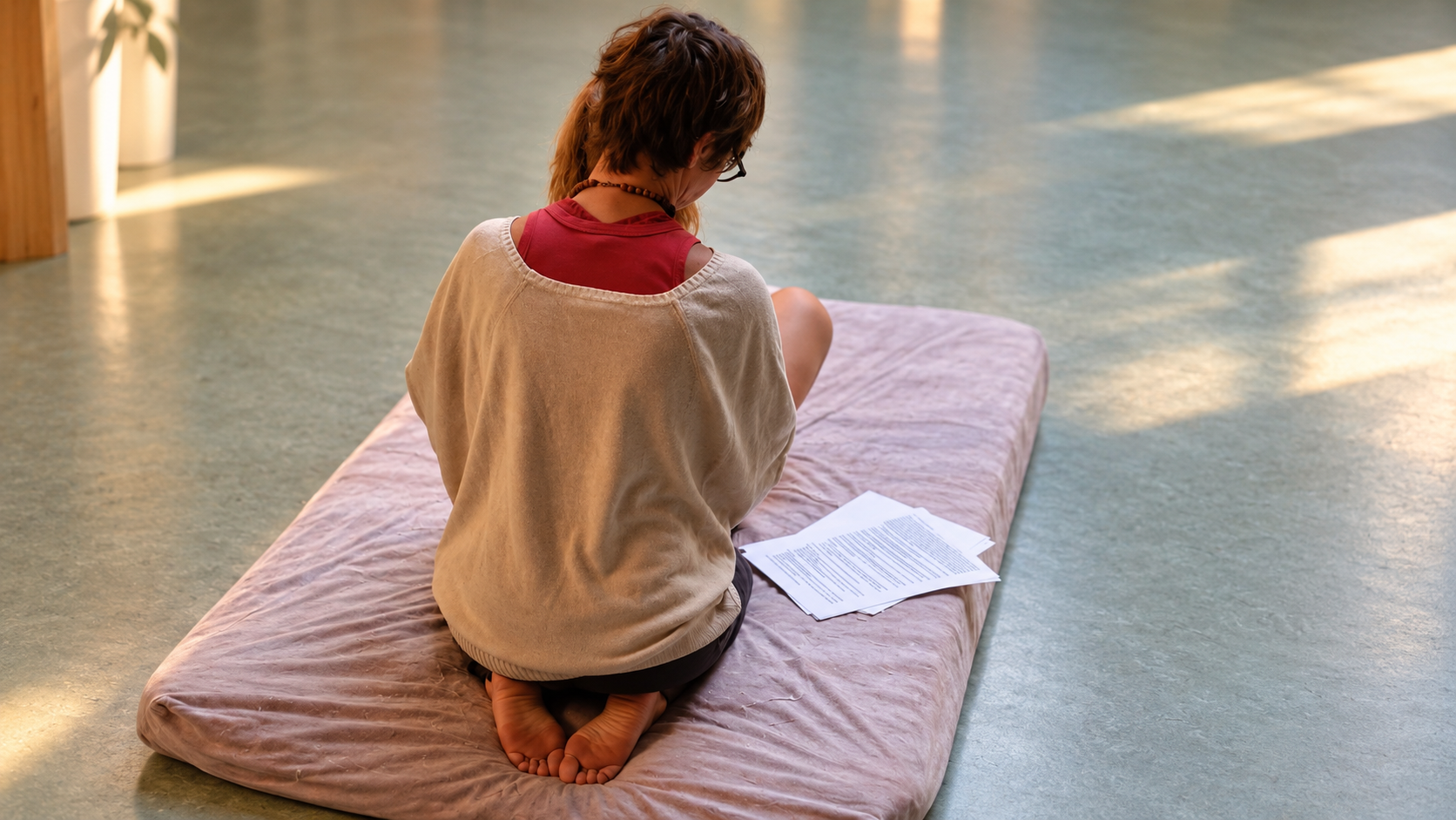 Formation Shiatsu en oncologie avec Guylaine Juan – élève en situation d'apprentissage