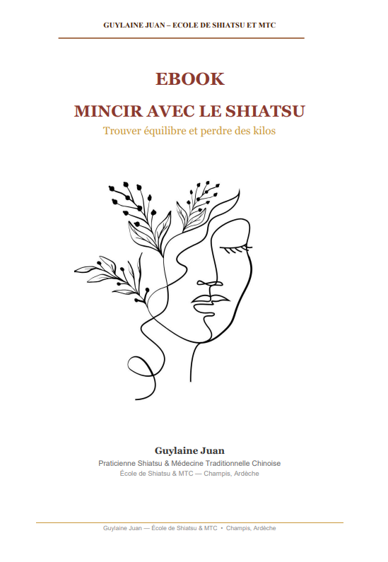Ebook Shiatsu pour mincir naturellement et retrouver son équilibre